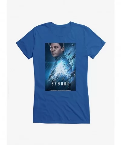 Pre-sale Discount Star Trek Character Images McCoy Beyond Teaser Girls T-Shirt $9.56 T-Shirts