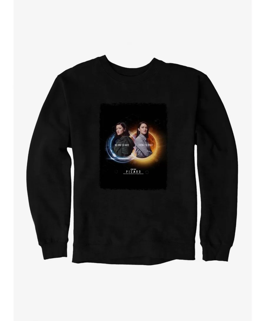 Limited-time Offer Star Trek: Picard The Twins No One Is Safe From The Past Sweatshirt $11.22 Sweatshirts