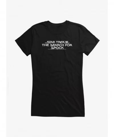 Exclusive Price Star Trek The Search For Spock Title Girls T-Shirt $9.36 T-Shirts
