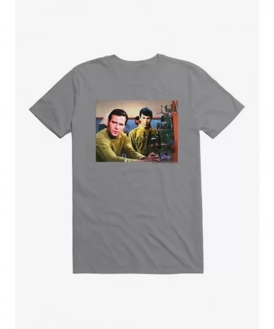 Flash Deal Star Trek Duo Kirk And Spock T-Shirt $9.56 T-Shirts