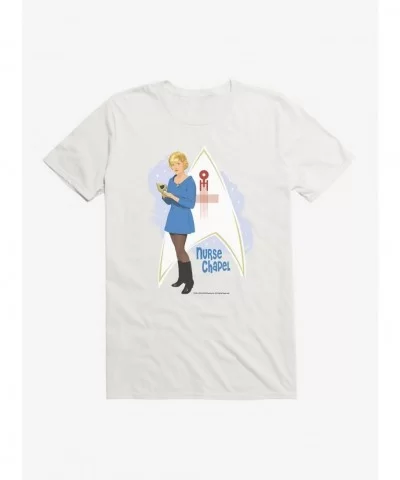 Discount Sale Star Trek The Women Of Star Trek Nurse Chapel T-Shirt $7.27 T-Shirts