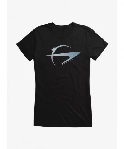 Bestselling Star Trek Fleet Command Silver Logo Girls T-Shirt $7.77 T-Shirts