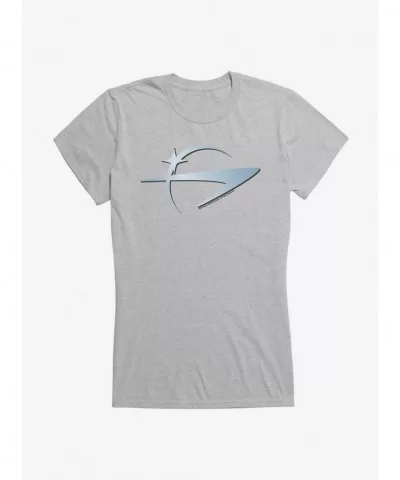 Bestselling Star Trek Fleet Command Silver Logo Girls T-Shirt $7.77 T-Shirts