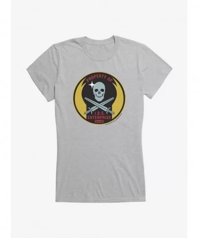 Wholesale Star Trek Enterprise Skull Patch Girls T-Shirt $6.97 T-Shirts