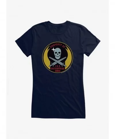 Wholesale Star Trek Enterprise Skull Patch Girls T-Shirt $6.97 T-Shirts