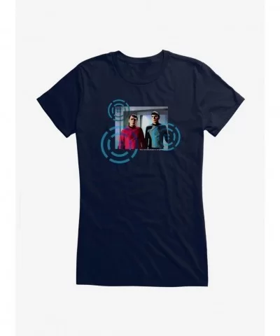 Hot Sale Star Trek Scotty And Spock Girls T-Shirt $6.37 T-Shirts