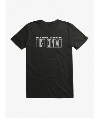 Pre-sale Star Trek First Contact Title T-Shirt $8.03 T-Shirts