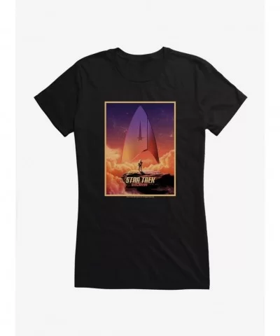 Limited Time Special Star Trek Discovery: Ship Poster Girls T-Shirt $7.37 T-Shirts