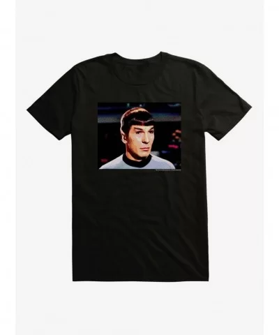 Flash Deal Star Trek Spock Close Up T-Shirt $6.88 T-Shirts