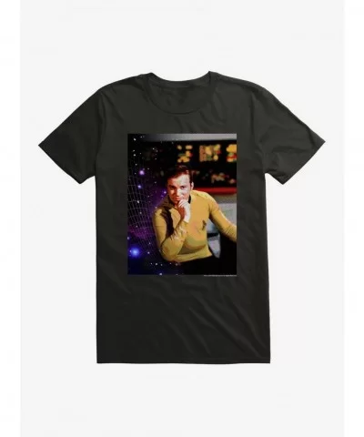 Seasonal Sale Star Trek Captain Kirk T-Shirt $8.80 T-Shirts