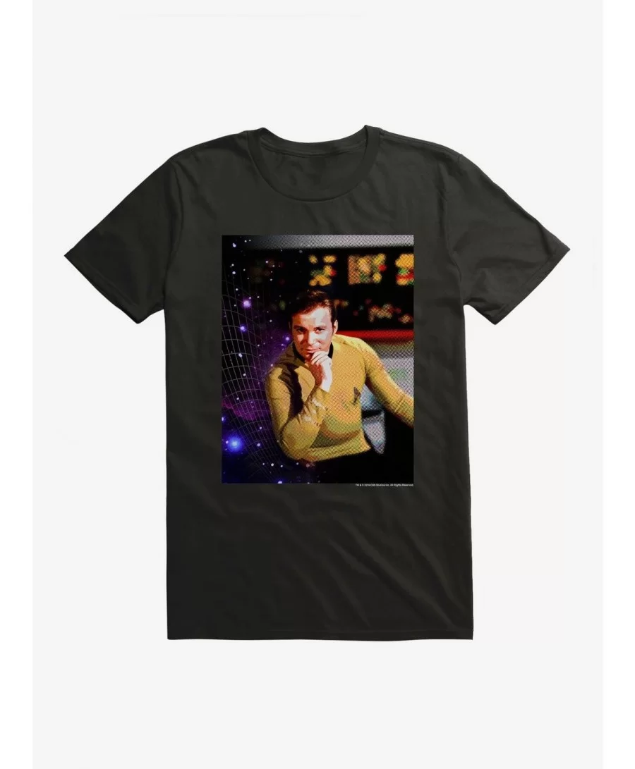 Seasonal Sale Star Trek Captain Kirk T-Shirt $8.80 T-Shirts