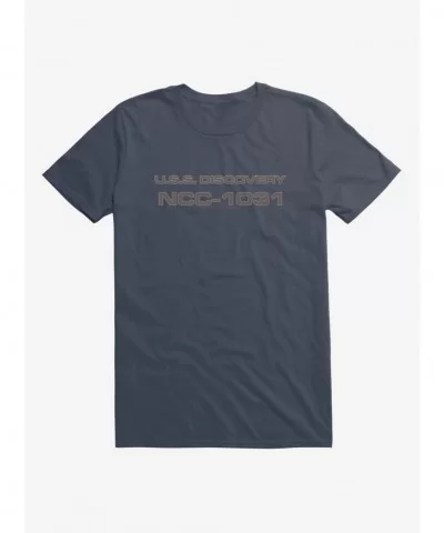 Festival Price Star Trek Discovery: USS Discovery NCC-1031 T-Shirt $6.88 T-Shirts
