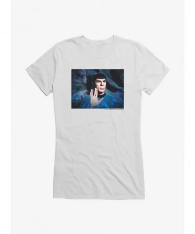 Hot Selling Star Trek Spock Vulcan Salute Girls T-Shirt $9.76 T-Shirts