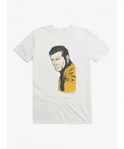 Discount Sale Star Trek James Kirk Stare T-Shirt $7.27 T-Shirts