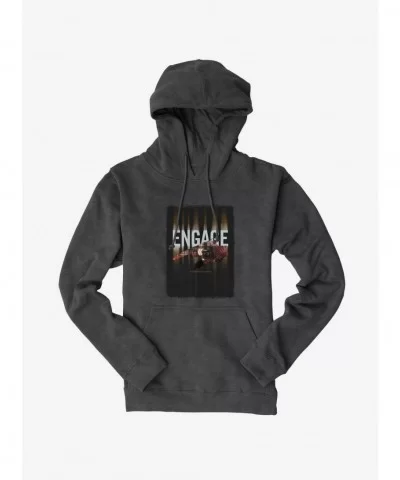 Best Deal Star Trek: Picard Engage La Sirena Ship Hoodie $13.29 Hoodies