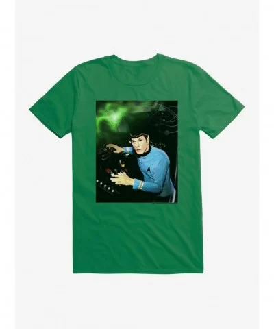 Discount Sale Star Trek Spock Portrait T-Shirt $7.27 T-Shirts