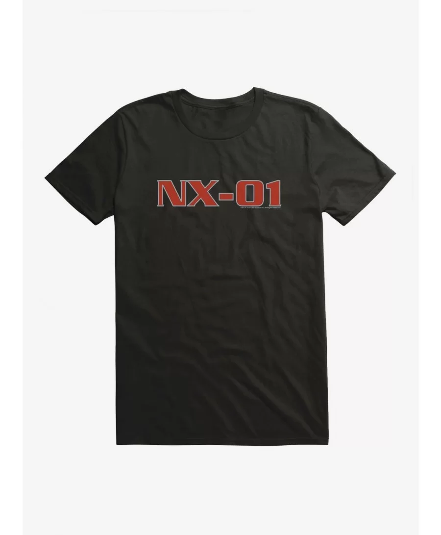 Unique Star Trek Enterprise NX01 Logo T-Shirt $6.88 T-Shirts