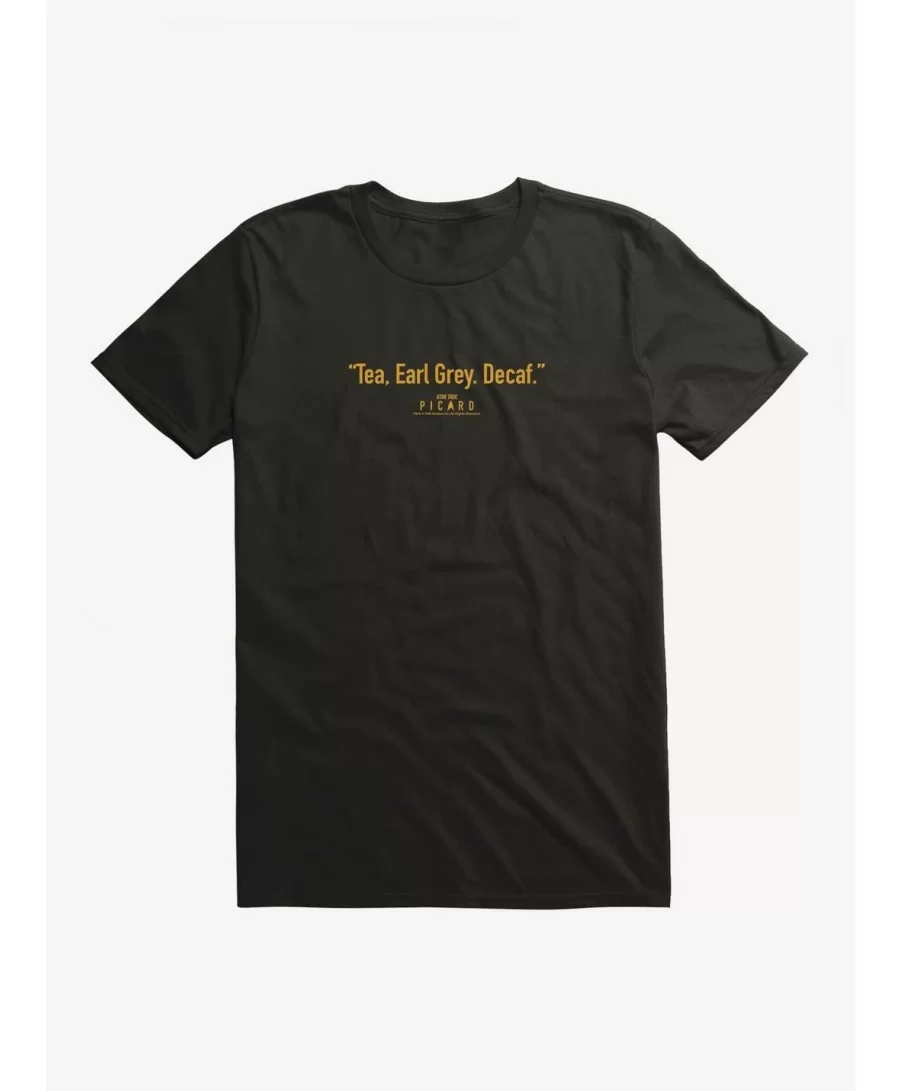 Big Sale Star Trek: Picard Tea Earl Grey T-Shirt $7.46 T-Shirts