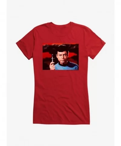 High Quality Star Trek Leonard McCoy Girls T-Shirt $8.76 T-Shirts