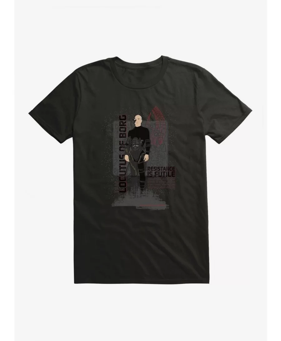 New Arrival Star Trek TNG Resistance Is Futile T-Shirt $8.41 T-Shirts
