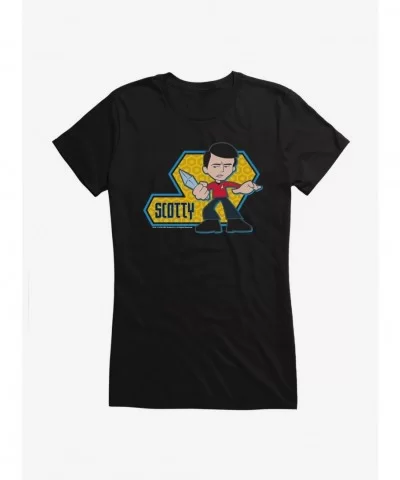 Fashion Star Trek Scotty Ray Gun Girls T-Shirt $9.56 T-Shirts