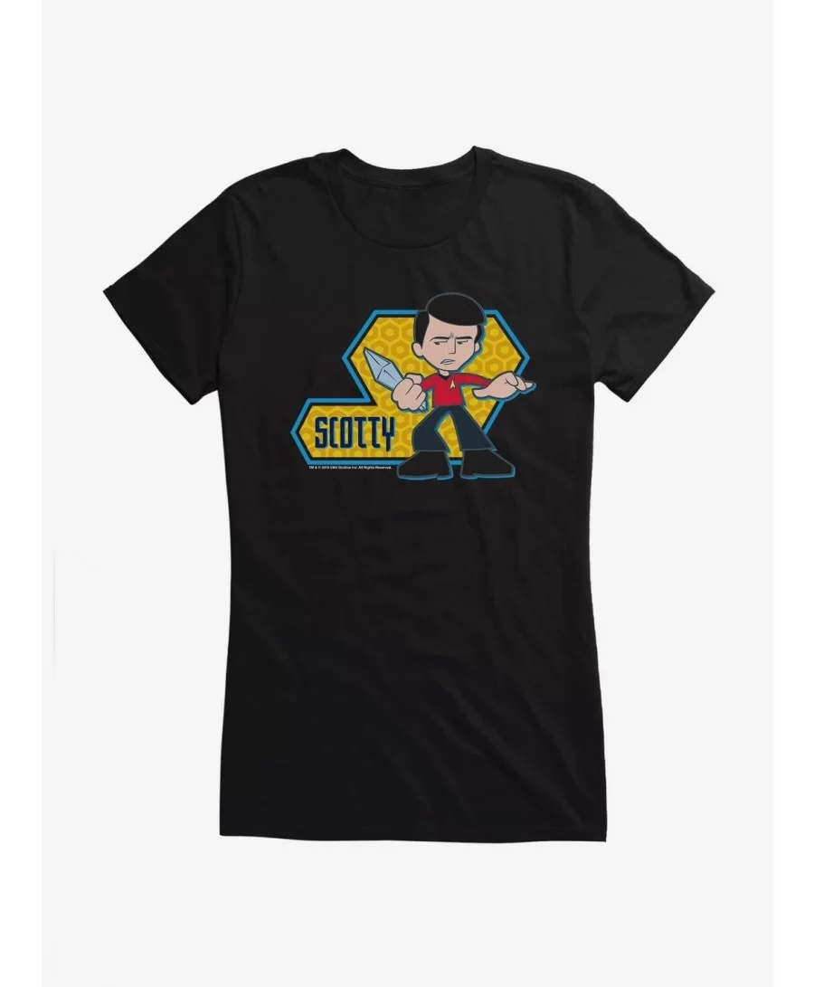 Fashion Star Trek Scotty Ray Gun Girls T-Shirt $9.56 T-Shirts
