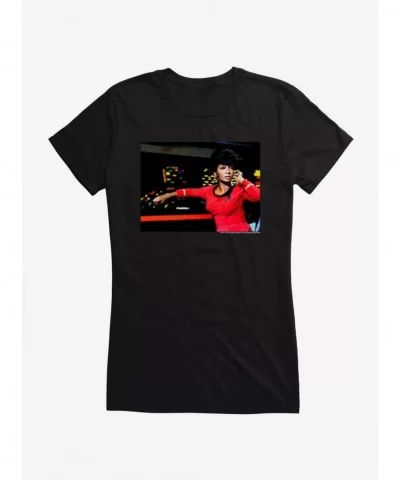 Big Sale Star Trek Uhura Controls Girls T-Shirt $9.56 T-Shirts