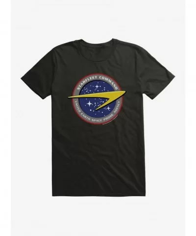 New Arrival Star Trek Fleet Command United Earth Logo T-Shirt $6.88 T-Shirts