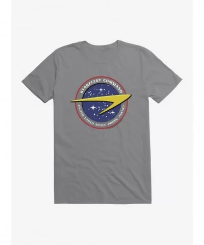 New Arrival Star Trek Fleet Command United Earth Logo T-Shirt $6.88 T-Shirts