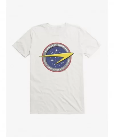 New Arrival Star Trek Fleet Command United Earth Logo T-Shirt $6.88 T-Shirts