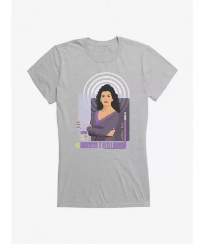 Value Item Star Trek The Women Of Star Trek Deanna Troi Girls T-Shirt $9.76 T-Shirts