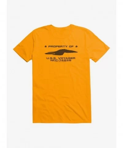 Value Item Star Trek USS Voyager Property Of NCC T-Shirt $5.93 T-Shirts