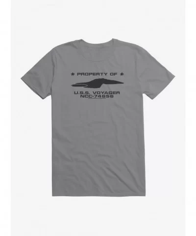 Value Item Star Trek USS Voyager Property Of NCC T-Shirt $5.93 T-Shirts