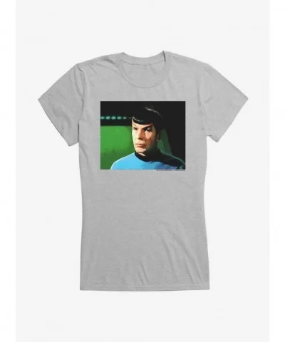 Limited Time Special Star Trek Spock Action Pose Girls T-Shirt $6.37 T-Shirts