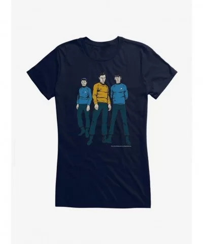 Crazy Deals Star Trek Trio Girls T-Shirt $8.96 T-Shirts