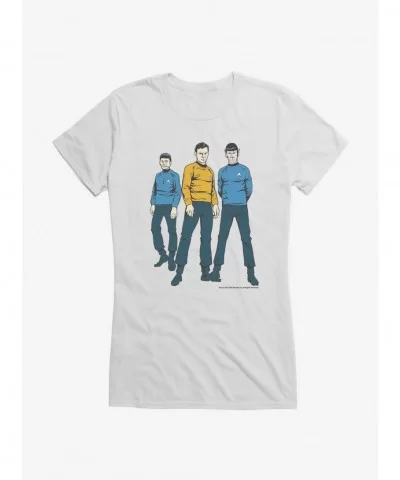 Crazy Deals Star Trek Trio Girls T-Shirt $8.96 T-Shirts