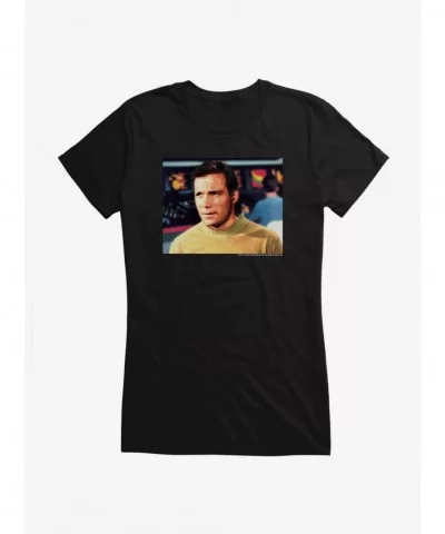 Wholesale Star Trek Kirk Action Pose Girls T-Shirt $7.37 T-Shirts