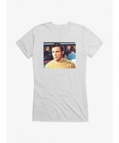 Wholesale Star Trek Kirk Action Pose Girls T-Shirt $7.37 T-Shirts