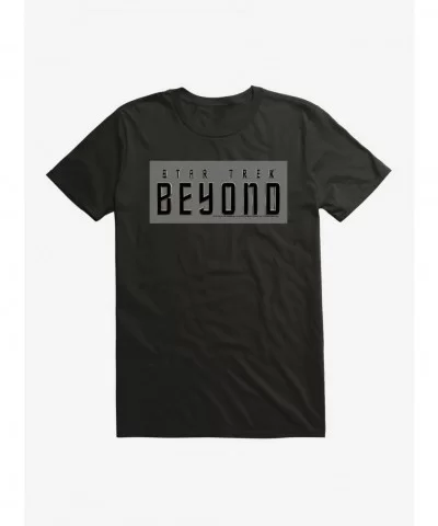 Wholesale Star Trek Beyond Logos Grey Background T-Shirt $7.27 T-Shirts