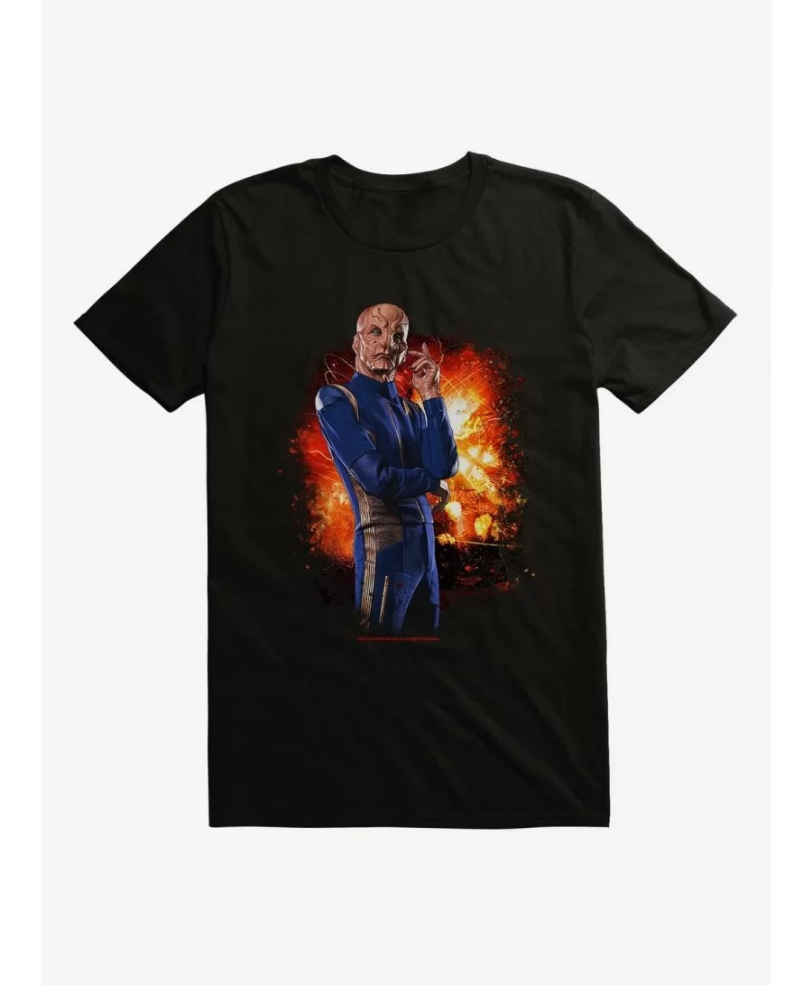 Fashion Star Trek: Discovery Saru Explosion T-Shirt $7.27 T-Shirts