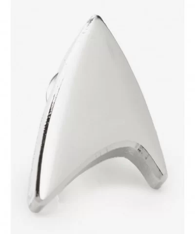 Exclusive Star Trek Silver Delta Shield Lapel Pin $8.76 Pins