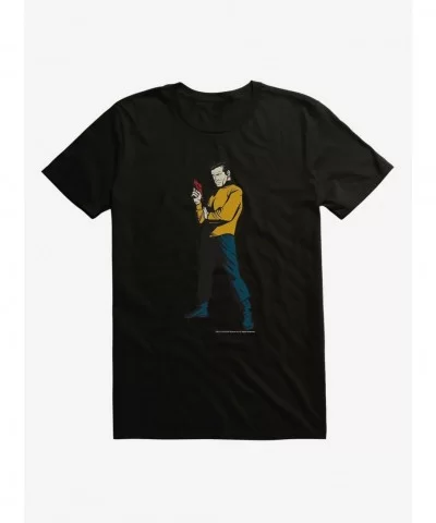 Exclusive Price Star Trek Kirk Phaser T-Shirt $9.37 T-Shirts