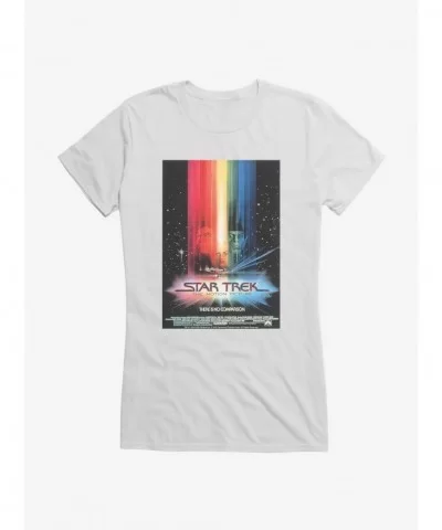 Discount Sale Star Trek The Motion Picture Poster Girls T-Shirt $6.18 T-Shirts