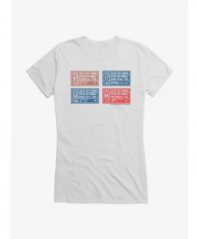 Hot Selling Star Trek Deep Space 9 Badges Girls T-Shirt $8.37 T-Shirts