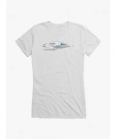 Crazy Deals Star Trek USS Voyager Small Pod Girls T-Shirt $9.76 T-Shirts