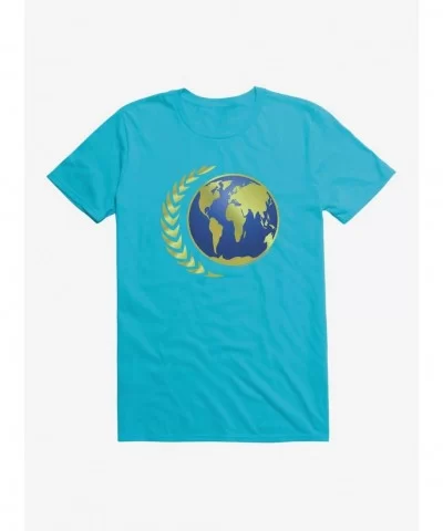 Exclusive Price Star Trek Fleet Command Earth Logo T-Shirt $5.74 T-Shirts