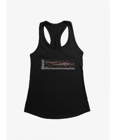 Crazy Deals Star Trek Starship NX-01 Schematic Blueprint Girls Tank $7.77 Tanks