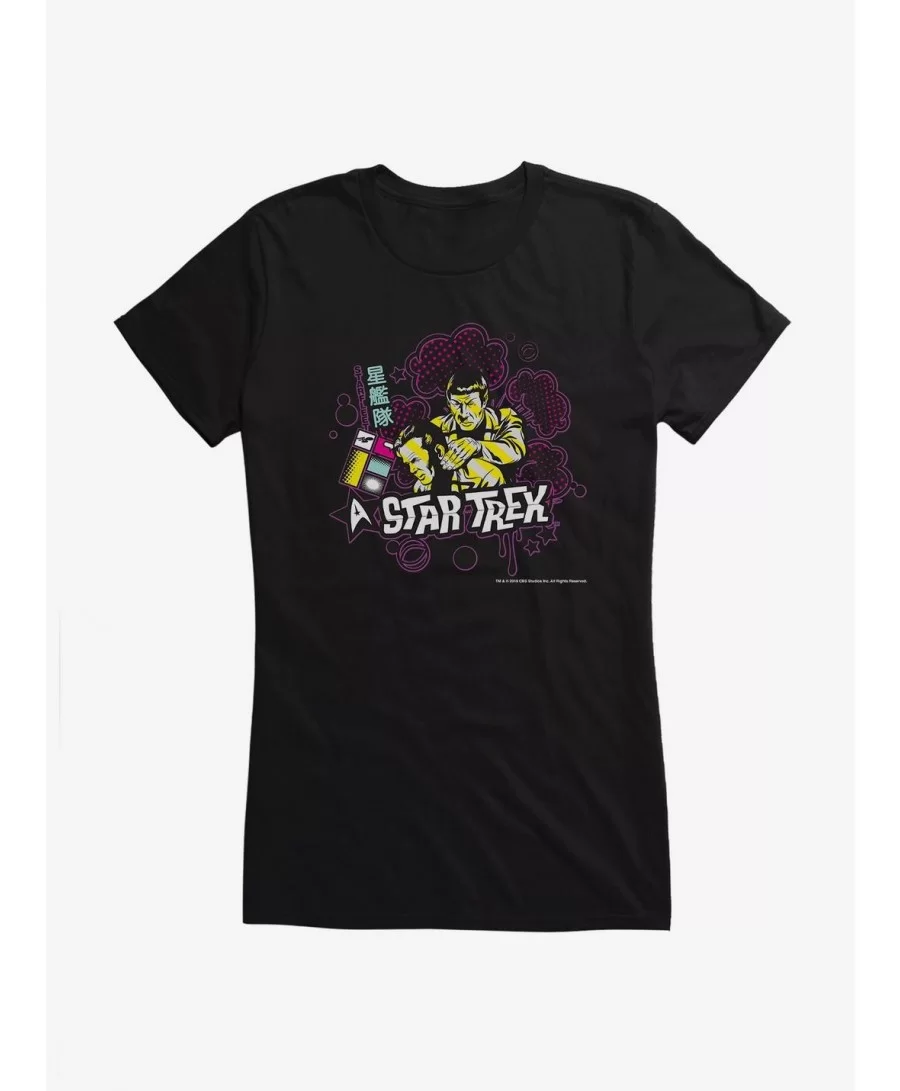 New Arrival Star Trek The Original Series Spock And Kirk Girls T-Shirt $7.97 T-Shirts