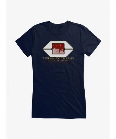 Huge Discount Star Trek Academy Library Girls T-Shirt $6.18 T-Shirts