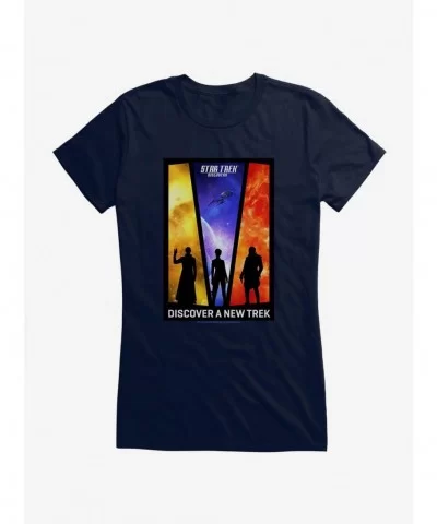 Value Item Star Trek Discovery: A New Trek Poster Girls T-Shirt $8.37 T-Shirts